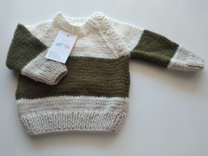 Sweater franjas combinado